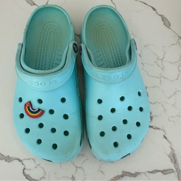 Crocs Clogs Slip-on Aqua Men’s 7 Women’s 9 - Picture 6 of 6